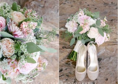 Wedding Boettcher Mansion, Kelly & Teddy Shoes and Bouquet